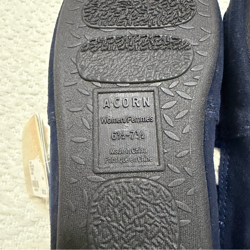 Acorn Nordic Moccasin Slippers Women’s Size 6.5-7.5 NWT - Picture 9 of 14